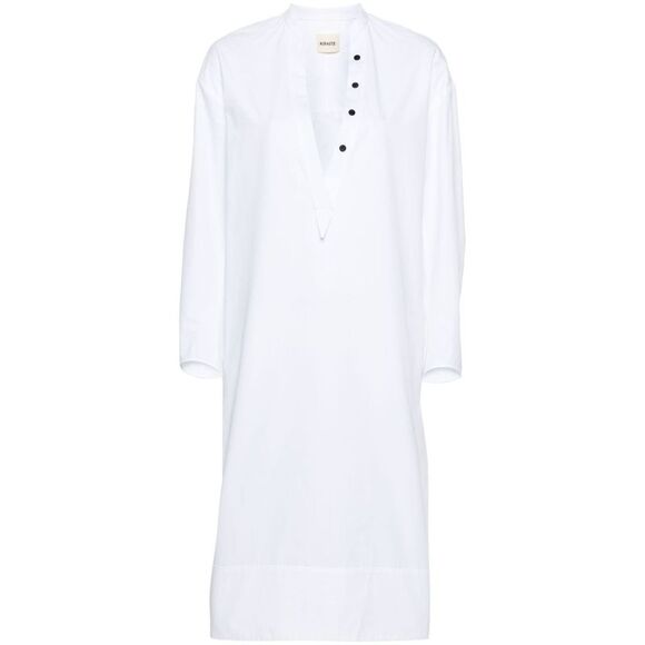 KHAITE Dresses & Skirts - Khaite Women Brom Cotton Tunic Dress